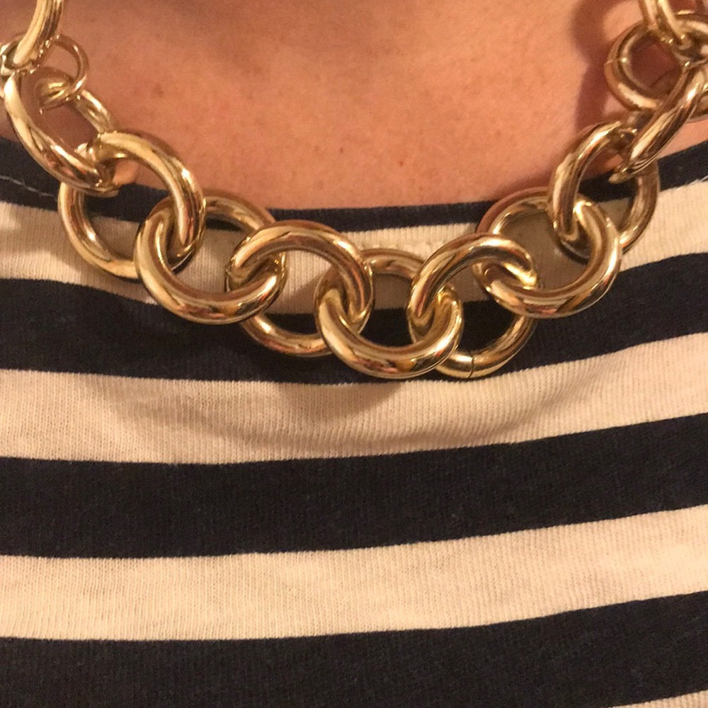 J Crew Gold Statement Chain